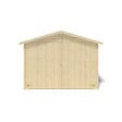 ALTANKA - Garage en bois - 14.94m2 - 3.05x4.93m - Ep. 18mm - couleur: naturel - GAR28 - vignette
