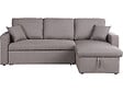 HABITAT ET JARDIN - Canapé d'angle convertible/ réversible avec coffre "Alain" - 3 places - Taupe - vignette