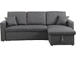 HABITAT ET JARDIN - Canapé d'angle convertible/ réversible avec coffre "Alain" - 3 places - Gris - vignette