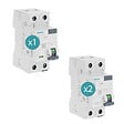 SIEMENS - SIEMENS Lot de 3 interrupteurs différentiels 30 mA – 40A Type A + 40A Type AC – CE / NF - vignette