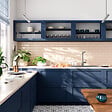CERAMIA - Ceramia Timeless Évier de cuisine encastrable en inox 304, 68x45x21 cm, Gun Metal brossé PVD - vignette