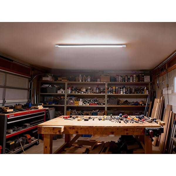 ZENITECH - Réglette standard LED IP20 18W - Blanc - Zenitech - large