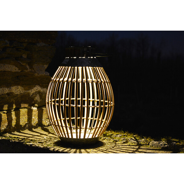 ORIUM - Lanterne solaire bambou h51cm - Orium - large