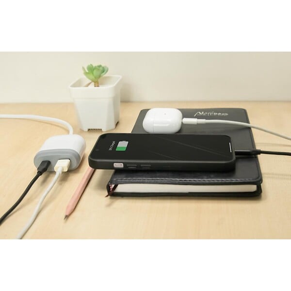 WATTANDCO - Rallonge double port USB-A et USB-C 3m - Watt and Co - large