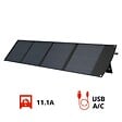 PROTEC - Panneau solaire portatif SolarTec 200 - 200w 18V 6,6A - 4 pans monocristallins - Port USB A-C - Câble DC - Protec - vignette