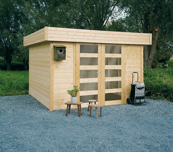 SOLID - Abri de jardin Odense - Bois - 8,94m2 - large
