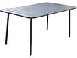 HABITAT ET JARDIN - Table jardin en métal "Bilbao" - 180 x 90 x 71 cm - Taupe - vignette