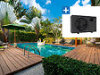 HABITAT ET JARDIN - Piscine bois rectangle " Panama 130 "- 6.20 x 4.10 x 1.31 m - vignette