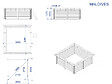 HABITAT ET JARDIN - Piscine bois rectangle " Maldives " - 3.20 x 3.20 x 1.24 m - vignette