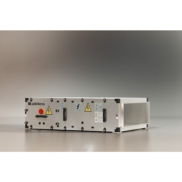 Centrale de traitement d'air simple flux TVEC Compact 2000 - ALDES ...
