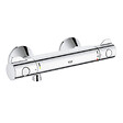 GROHE - Grohtherm 800 Mitigeur thermostatique douche 1/2" avec ensemble de douche, Chrome (34565001) - vignette