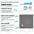 WEDI - Receveur de douche à carreler 90 x 90 Fundo Primo carré écoulement excentré - vignette