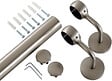 KORDO - Main courante tubulaire - Nickel - D4cm 2m - vignette