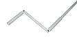 PROTECTA - Kit manivelle pour tringle ronde 12mm acier Blanc - vignette