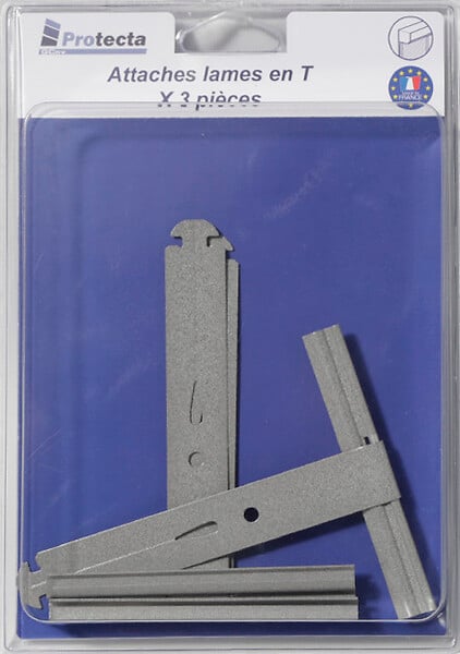 PROTECTA - Attache lames en T - 140mm - Lot de 3 - large