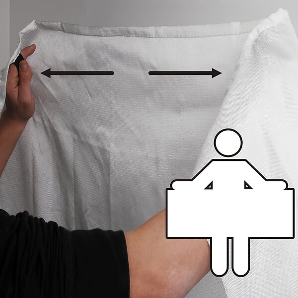 SMARTWARES - Couverture anti-feu 1x1m - large