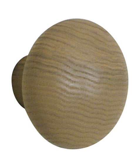 CIE D/BOIS - Patère 1 tête à fixer Soda - Bois - D7,5x6cm - large