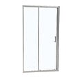 KINDFORD - Porte douche coulissante réversible - l140xH190cm - vignette