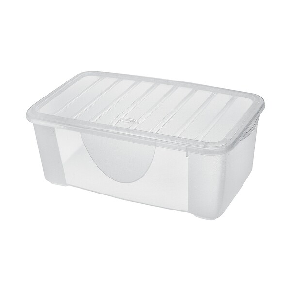 TONTARELLI - Boite textile 9.6l transparente - large