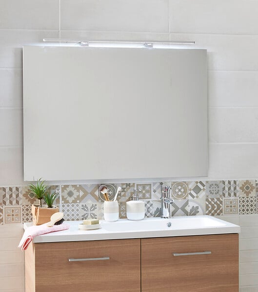 MP GLASS - Miroir salle de bains TEMPO 120 - H.70xL.120cm - large