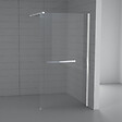 KINDFORD - Paroi de douche à l'italienne transparente - 8mm - 140x200cm - vignette