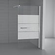 KINDFORD - Paroi de douche italienne verre trempé 8mm - 120x200cm - vignette