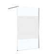 KINDFORD - Paroi de douche à l'italienne - Verre dépoli - l90xH190cm - vignette