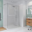 KINDFORD - Paroi de douche à l'italienne transparente - 8mm - 140x200cm - vignette
