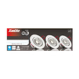 XANLITE - Pack 3 spots LED intégrés encastrables orientables et dimmables, 6W chacun, équivalent 50W, 345 lm, angle 36°, blanc neutre, 4000K, classe énergétique A+, 6 anneaux interchangeables blanc et silver - vignette