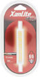 XANLITE - Ampoule LED crayon R7S, 8W, 806 lm, angle 280°, blanc chaud, 2700K, durée de vie 15000 h, classe énergétique A+, design transparent - vignette