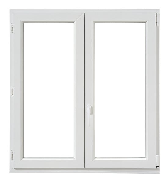 NEOBAIE - Fenêtre 2 vantaux double vitrage PVC - Blanc - 115x80cm - large