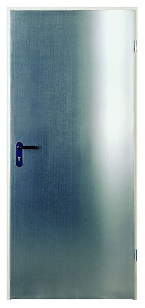 Bloc-porte reversible et silencieux - Acier galvanise - large