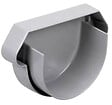 WAVIN - Tube descente gouttière DN80 pré-manchonné - PVC - Gris clair - L.4m - vignette