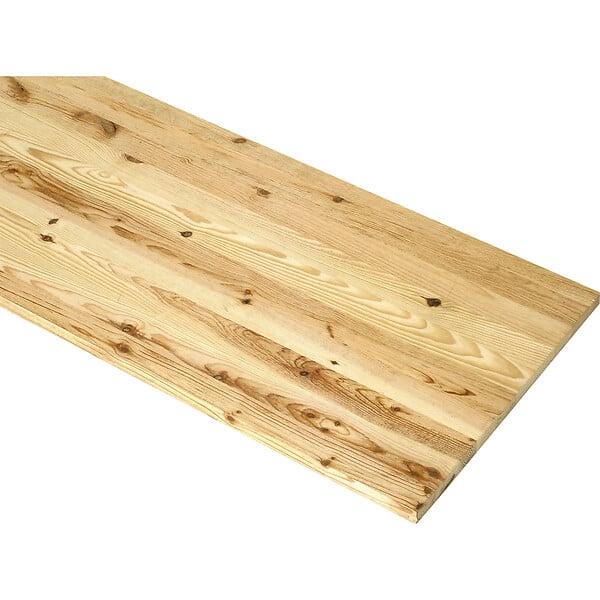 UT BOIS - Plateau pin lamellé-collé rustique - 120x80cm - Ep.18mm - large