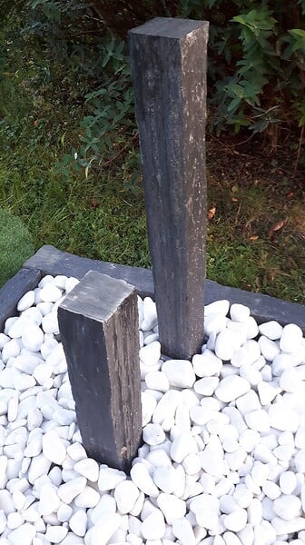 JARDINAT - Piquet en schiste ardoisier JARDINAT - 1m - L.100xl.7xH.7cm - large