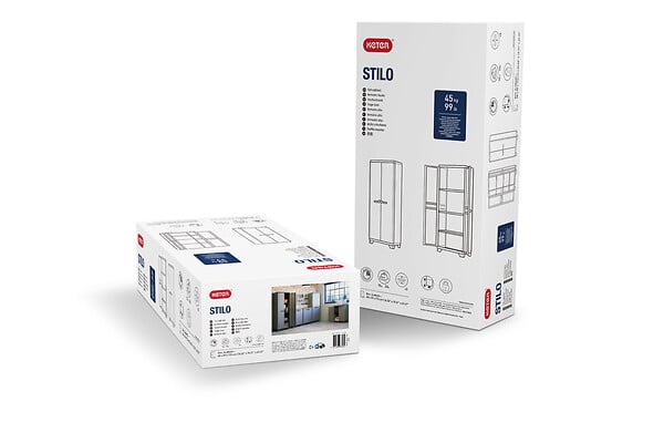 KETER - Armoire haute Stilo - Plastique - 173cm - large