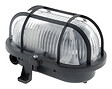 ELEXITY - Hublot ovale en verre noir avec grille - IP44 - vignette