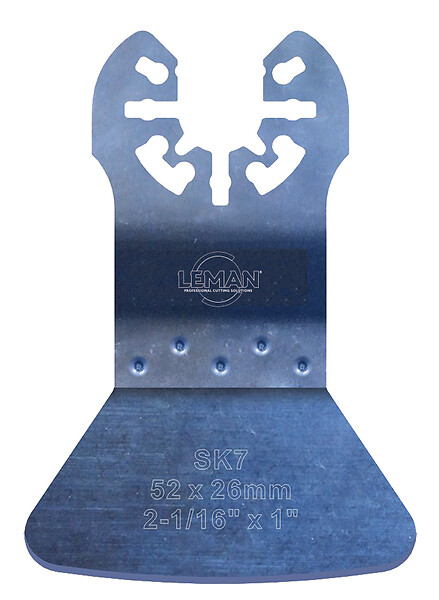 LEMAN - Spatule rigide en acier carbone - largeur 52mm - large