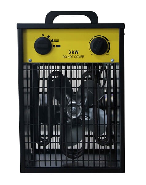 Chauffage soufflant de chantier -  514m3-h - 3000W - large