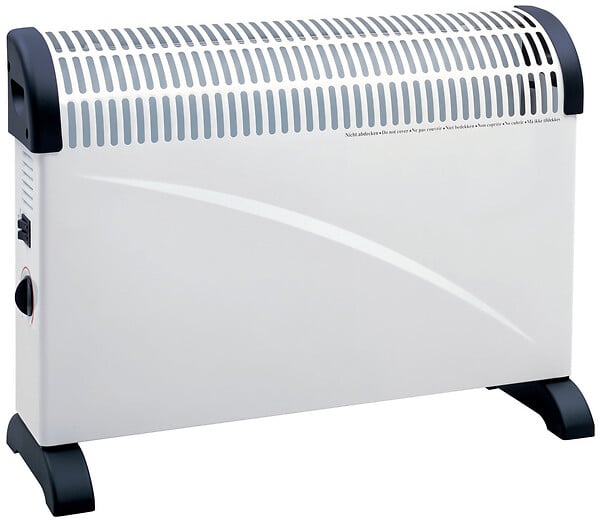 Convecteur mobile électrique - Blanc - 2000W - large