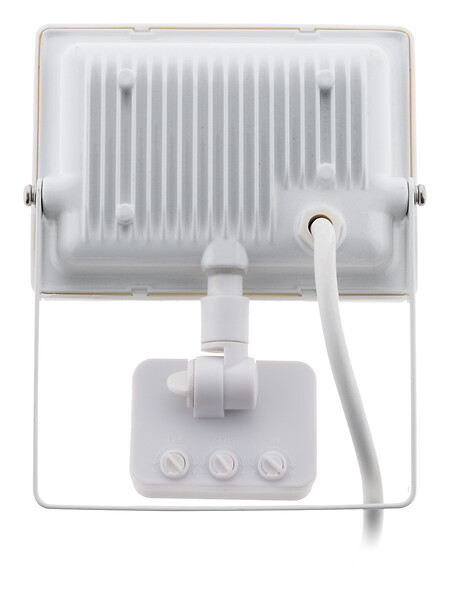ELEXITY - Projecteur LED 20W détecteur - Blanc - 1600lm - large