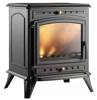 INVICTA - Poêle à bois fonte ALTEA - Anthracite - 8kW - large