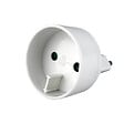 ZENITECH - Adaptateur 6A/16A - Plastique isolant - Blanc - vignette