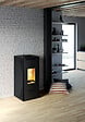 INVICTA - Poêle à granulés - Acier - Talo 11 - Noir - 10,4kW - vignette