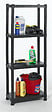 PLASTICA ALTOSELE - Étagère résine Kronos+ - 4 niveaux - H.143xL.60xP.30cm - vignette