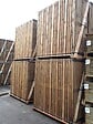 PIVETEAU - Panneau Persienne en bois pin brut - 180x180cm - Ep.60mm - vignette