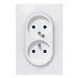 LEGRAND - Double prise de courant avec terre PVC Neptune Blanc 16A - vignette