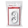 LEGRAND - Double prise de courant avec terre PVC Neptune Blanc 16A - vignette