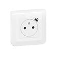 LEGRAND - Prise de courant Mosaic 2 modules USB-C - Blanc - vignette