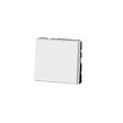 LEGRAND - Poussoir Mosaic Easy-Led 6A 2 modules - Blanc - 250V - vignette